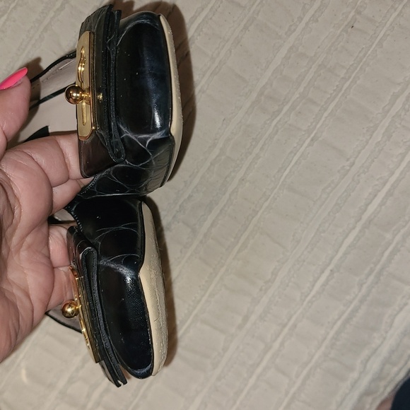 ESCADA☆Leather Sling back pump - Picture 10 of 10